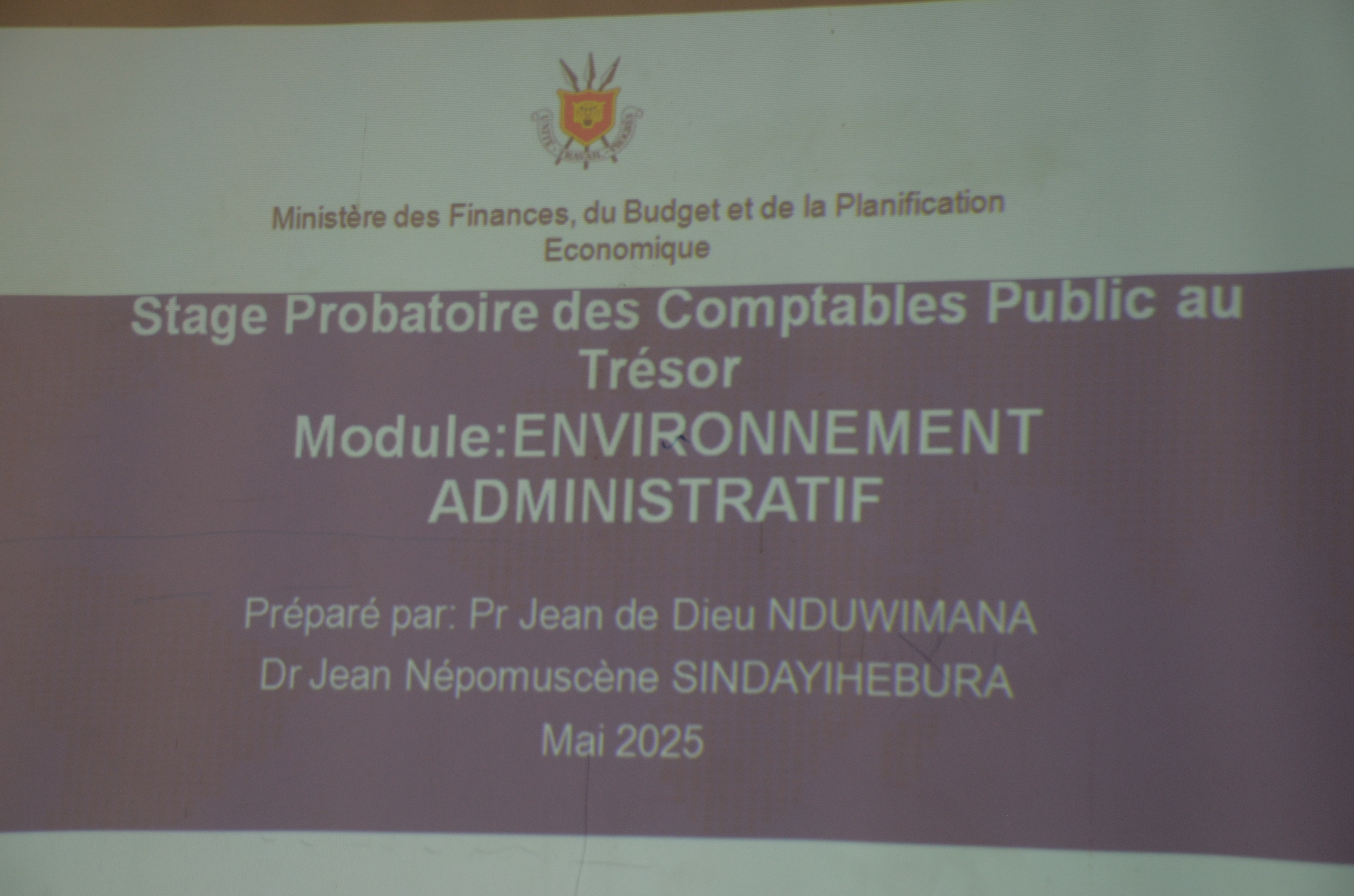 Cérémonie de remise de diplômes